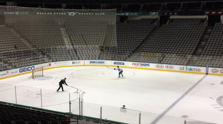 Julius Honka continuing to put in extra work after first NHL goal