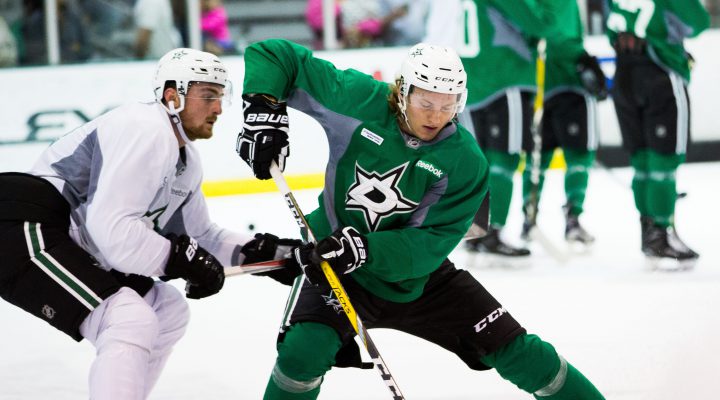 It's early, but Roope Hintz is already grabbing the Stars attention