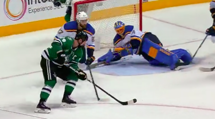 Defining Play: Jamie Benn ties it with hard work and a bit of luck